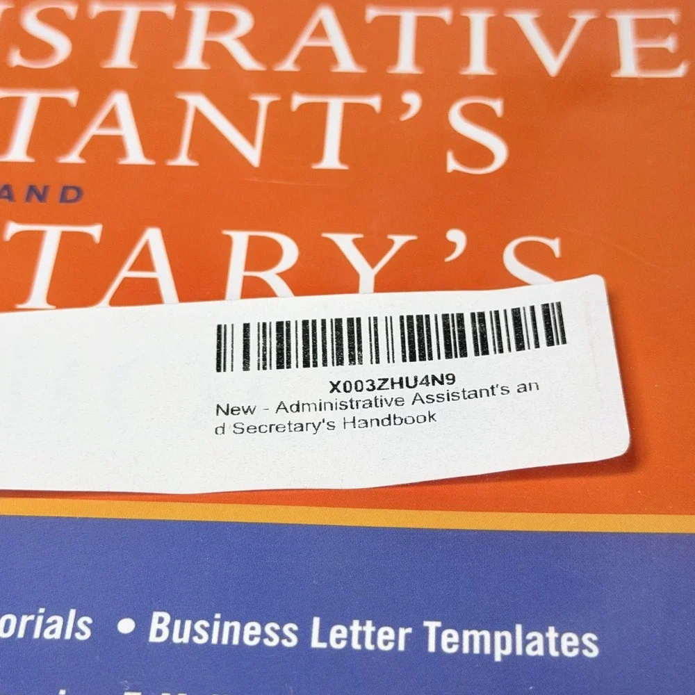 Administrative Assistant's and Secretary's Handbook Fourth Edition Hardcover NEW